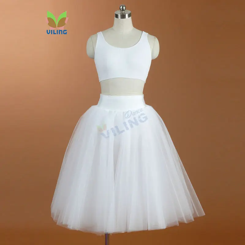 Балетная юбка пачка длинная фатиновая 1/2 половинки романтическая половинка