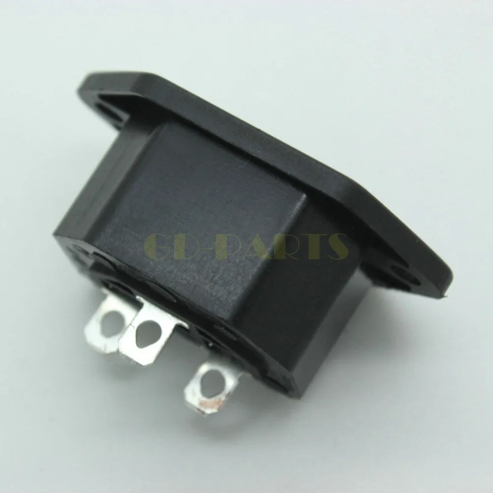 Гнездовой разъем IEC 320 питания переменного тока 250 В 10 А для компьютера AMP DIY CCC CE x 2