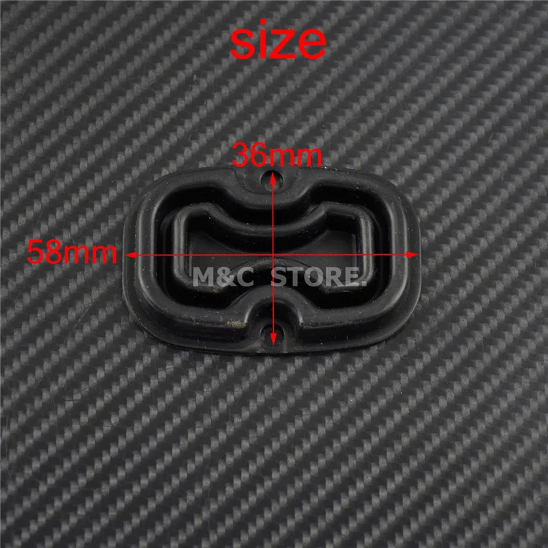 Задний тормозной главный цилиндр резиновая прокладка хромированный/матовый