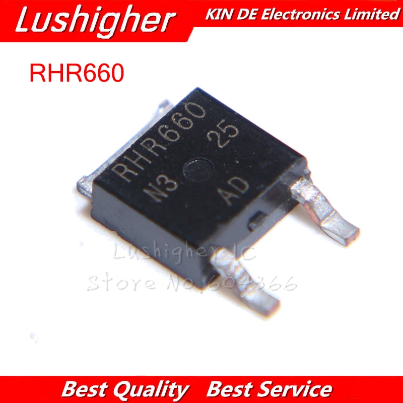 

10 шт. RHR660 TO-252 6A 600V