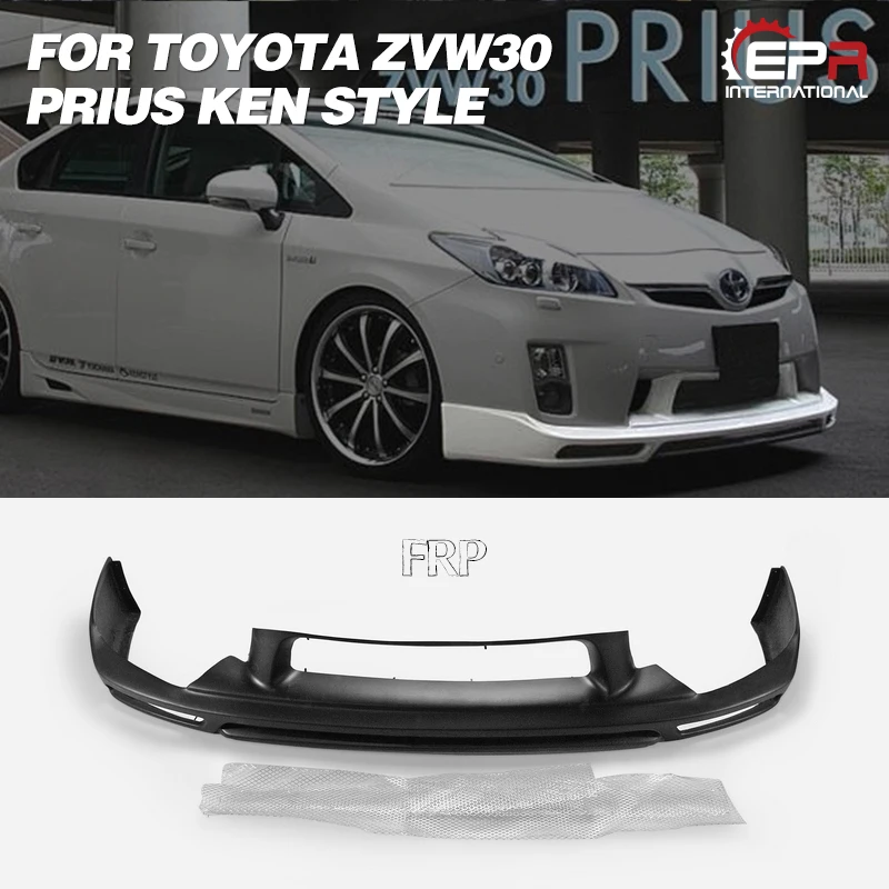 FRP Передняя губка для Тойота ZVW30 Prius (09 5 ~ 11 12) Кен стиль стекло волокно передняя
