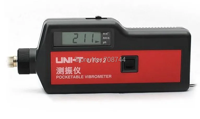 Uni-Trend UT312 Portable LCD Vibration Analyzer Tester Meter Vibrometer with Split Sensor Signal Wire &amp |