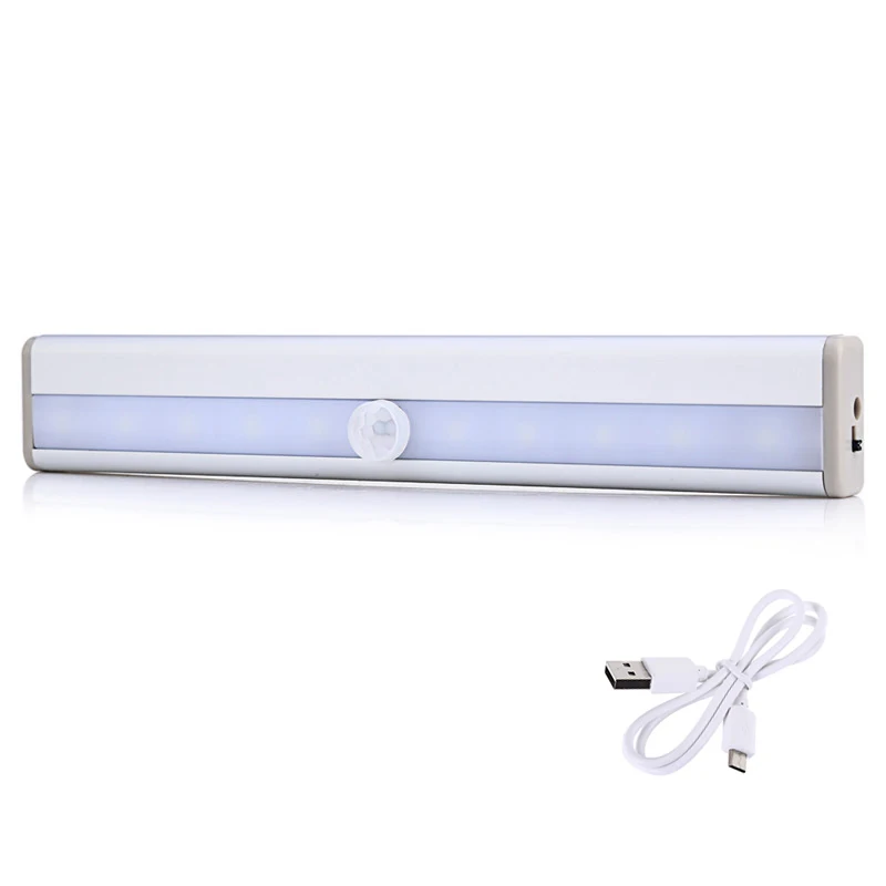 USB Перезаряжаемый беспроводной датчик движения аварийные ночные светильники