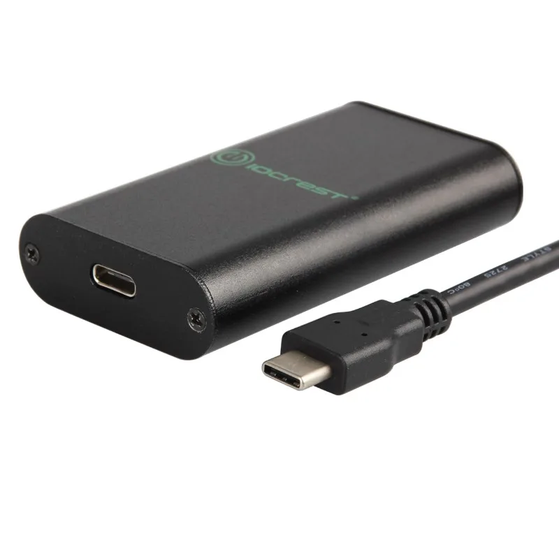 SSD Case Box M2 SSD Enclosure M.2 NGFF SATA SSD to USB 3.1 External Enclosure Adapter Only M.2 B-key to Type C for SSD M2 2242