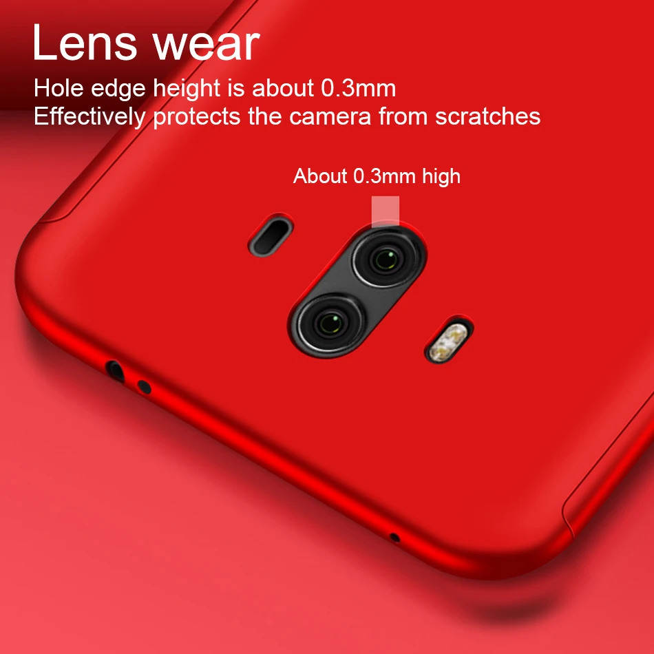Crouch 360 Degree Full Protective Phone Cases For Huawei P20 Lite Case Hard Cover P9 P10 Mate 10 Coque |