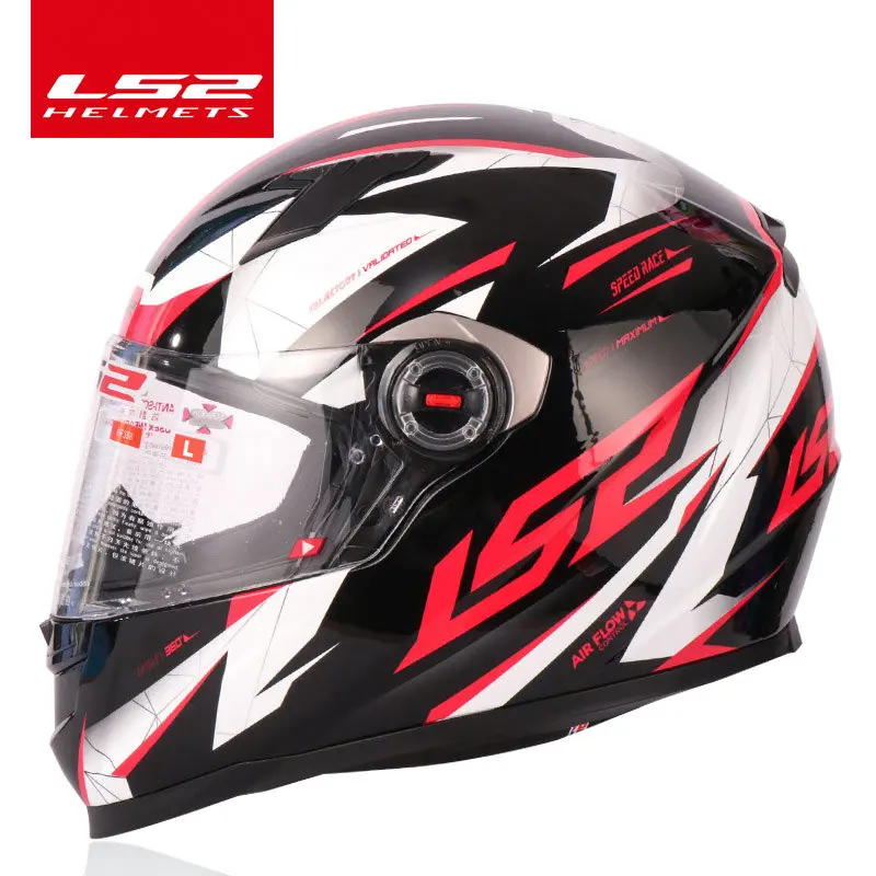 LS2 FF358 мотоциклетный шлем на все лицо ls2 мотоциклетные шлемы для перекрестных