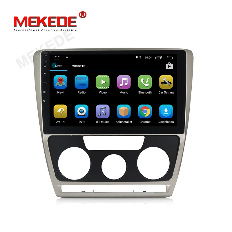 MEKEDE Android8.1 автомобильный DVD gps мультимедийный плеер для SKODA Octavia 2 2011 2013 A5 dvd