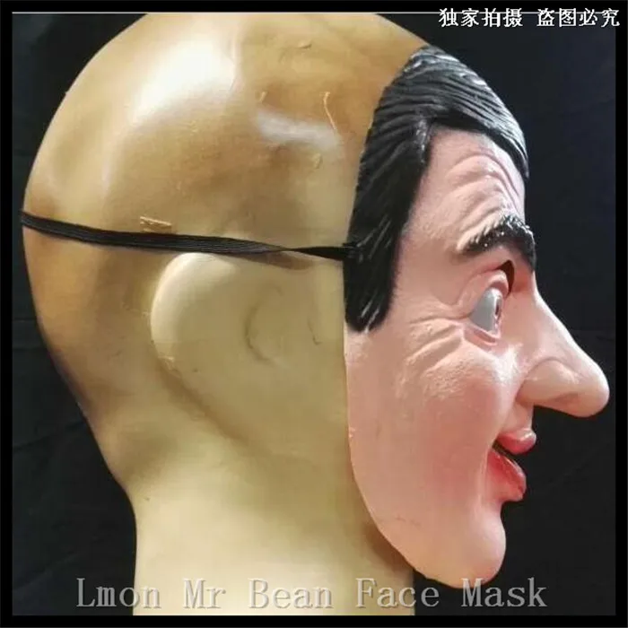 Хэллоуин Рождественская вечеринка косплей маска Mr Bean забавная сплитая картина