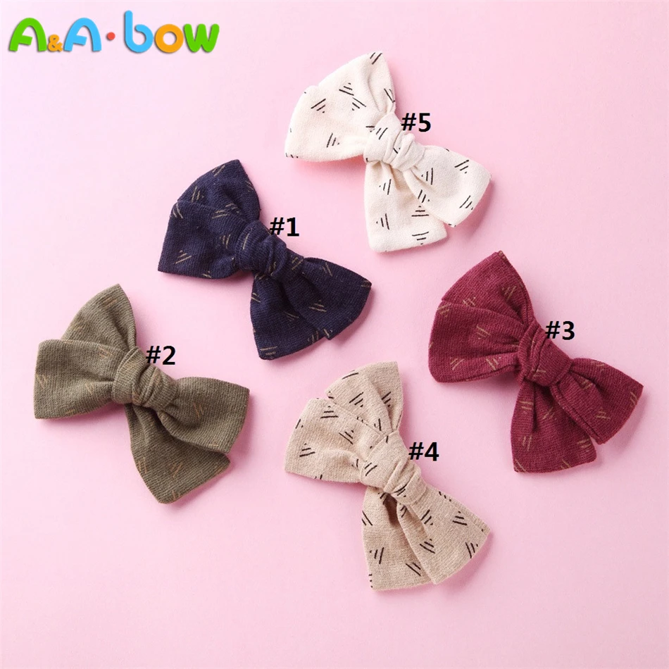 1 шт. детские тканевые заколки для волос с бантом или повязки на голову эластичная
