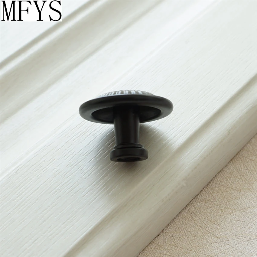 

Dresser Knobs Matt Black / Drawer Pulls Knobs Handles / Kitchen Cabinet Door Knobs / Rustic Retro Furniture Knob Hardware