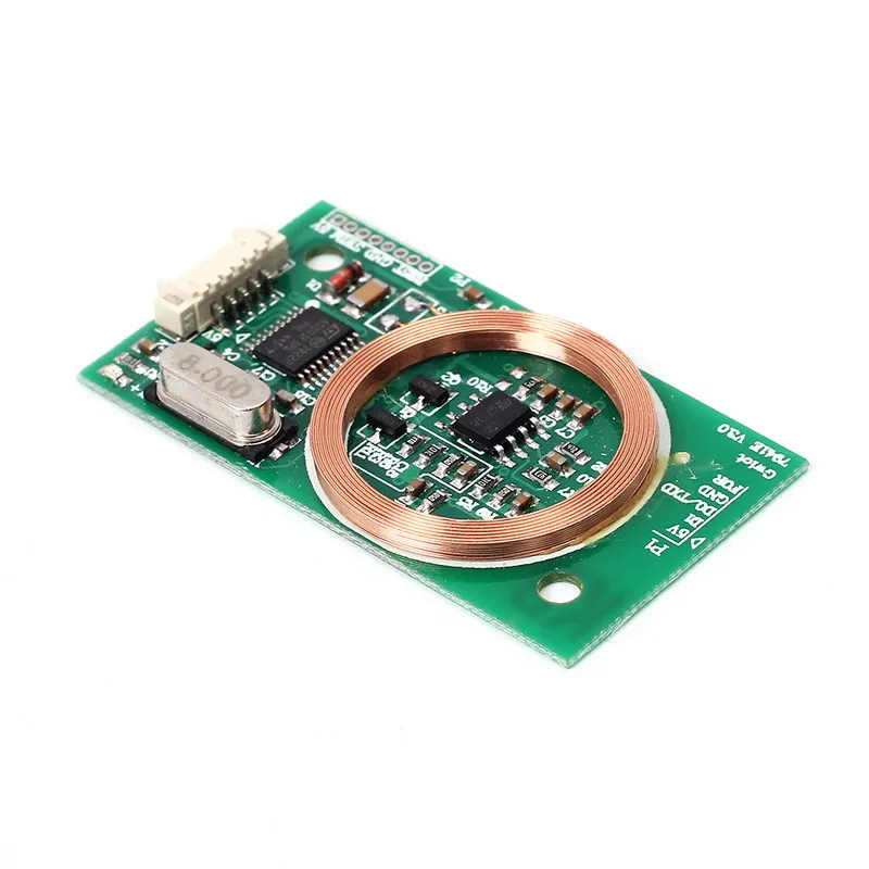 RFID считыватель Беспроводной Модуль UART 3Pin 125 кГц считывание карт EM4100 8 см DC 5 В для IC карты PCB аттенна сенсор наборы для Arduino
