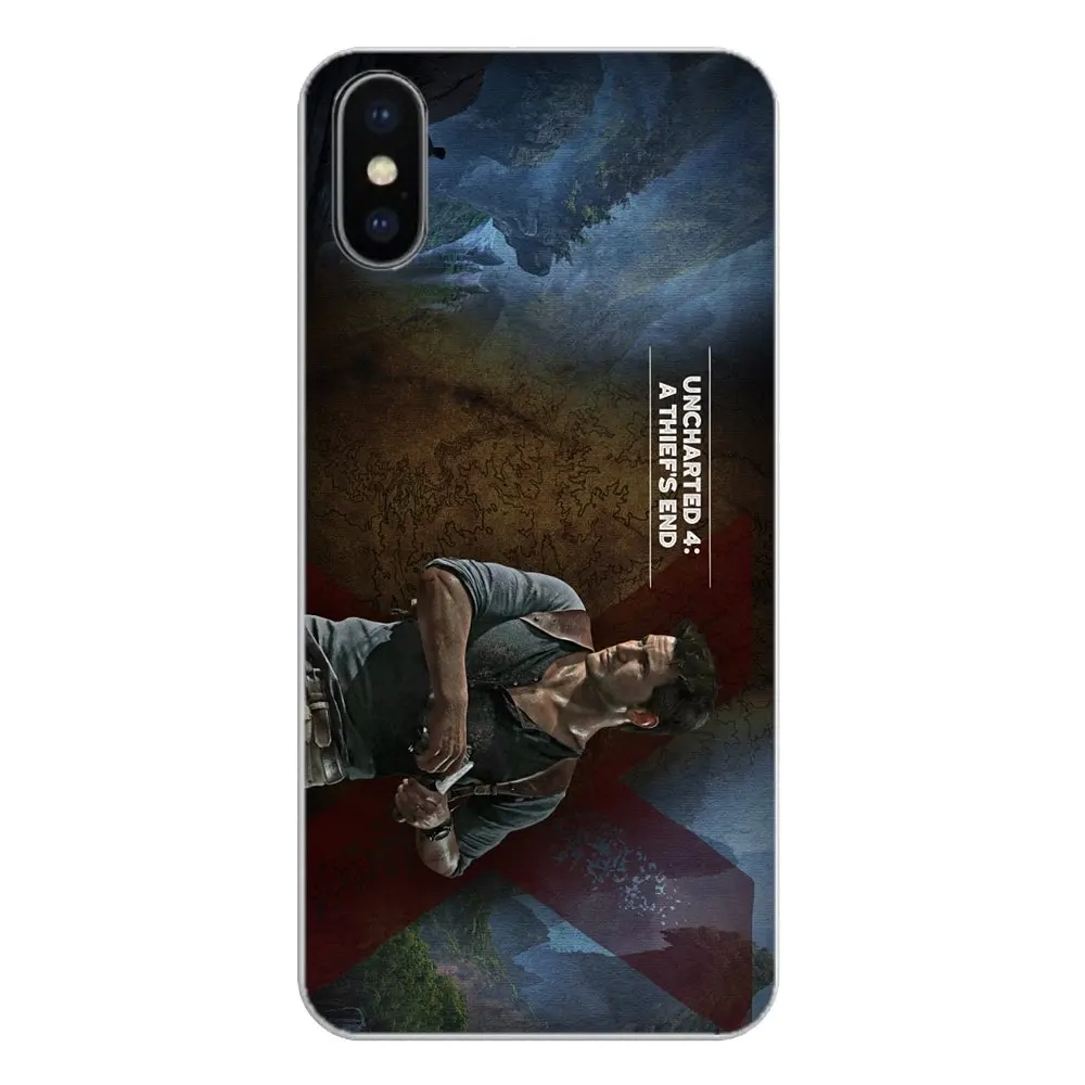 Nathan Drake Uncharted 4 A Thiefs End Game Art For Samsung Galaxy A5 A6 A7 A8 A9 J4 J5 J7 J8 2017 2018 Plus Prime Soft Cover Bag |