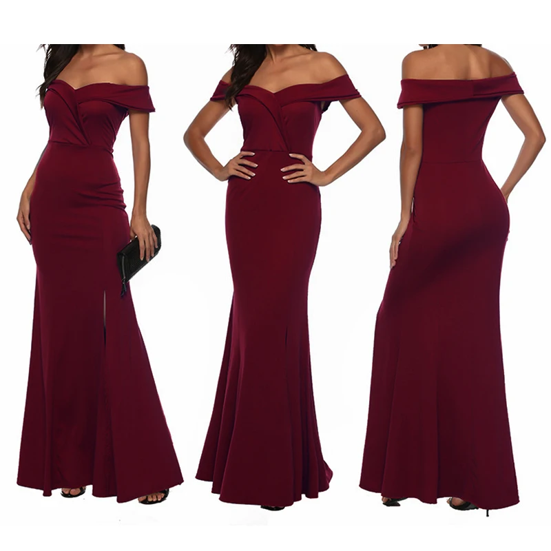 Вино красное платье макси длина пола сплошной цвет v образным вырезом с открытыми