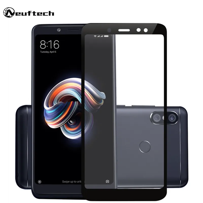 Полное покрытие закаленное Стекло для Xiaomi Redmi 5 плюс Note 4 5A 4X mi A1 5X защитный пленку
