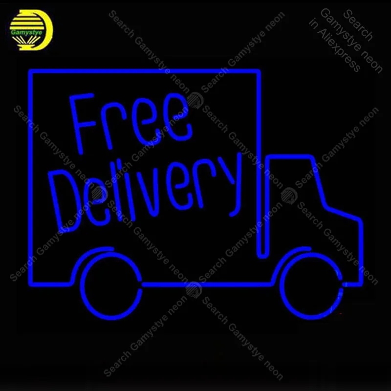 

NEON SIGN For Free Delivery With Van NEON Bulbs Sign Lamp Decor Room Store Shop Room Handcraft Beer Sign neon lights for sale