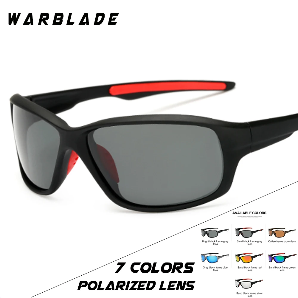 Солнцезащитные очки WARBLADE с градиентной оправой поляризационные для мужчин и