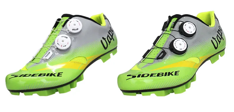 Sidebike Pro, обувь для горного велосипеда, обувь для велоспорта, Спортивная, самокат-Цикл блокировки, обувь для горного велосипеда, дышащие кроссовки для гонок, зеленого цвета