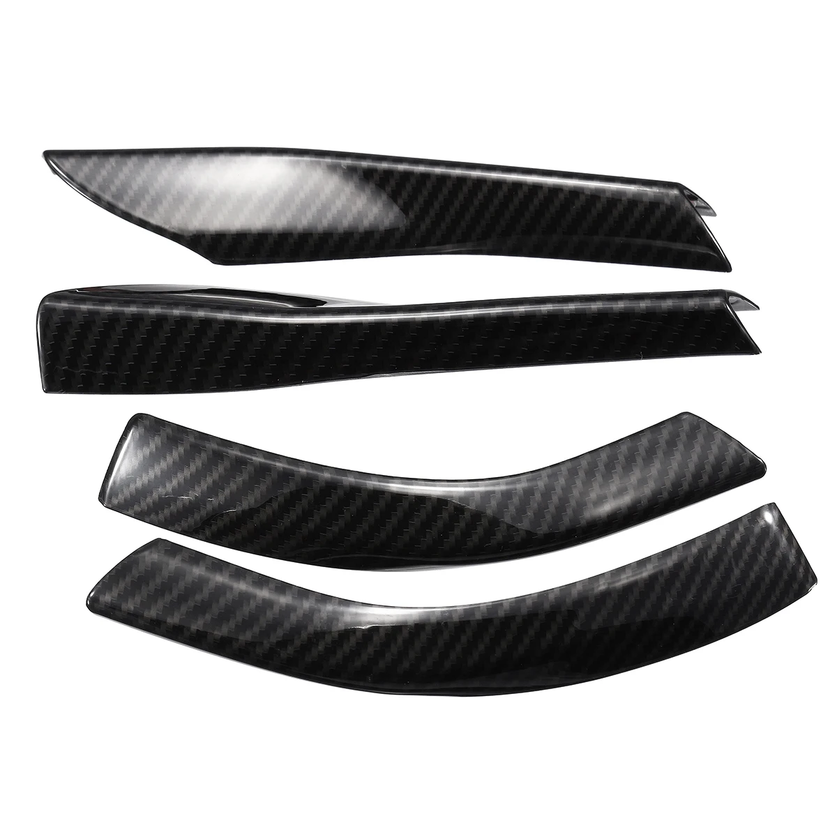 4 шт. ABS углеродное волокно зеркало заднего вида накладка наклейки украшения для