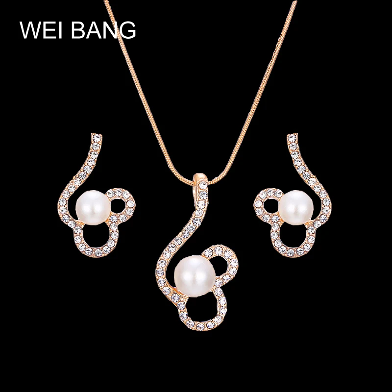 2017 Новый геометрический узор Имитация Жемчуга Кулон ожерелье гладкая цепь