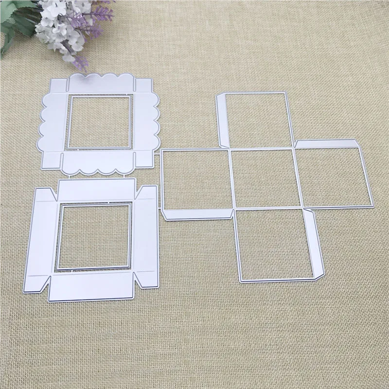 Июлиаккв 288*212мм Коробка Металлическая прессформа для вырезания для скрапбукинга, штамповки, создания открыток и рукоделия.