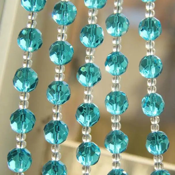 Бесплатная доставка Классические занавески из хрустальных бусин 5 струн 32 секции