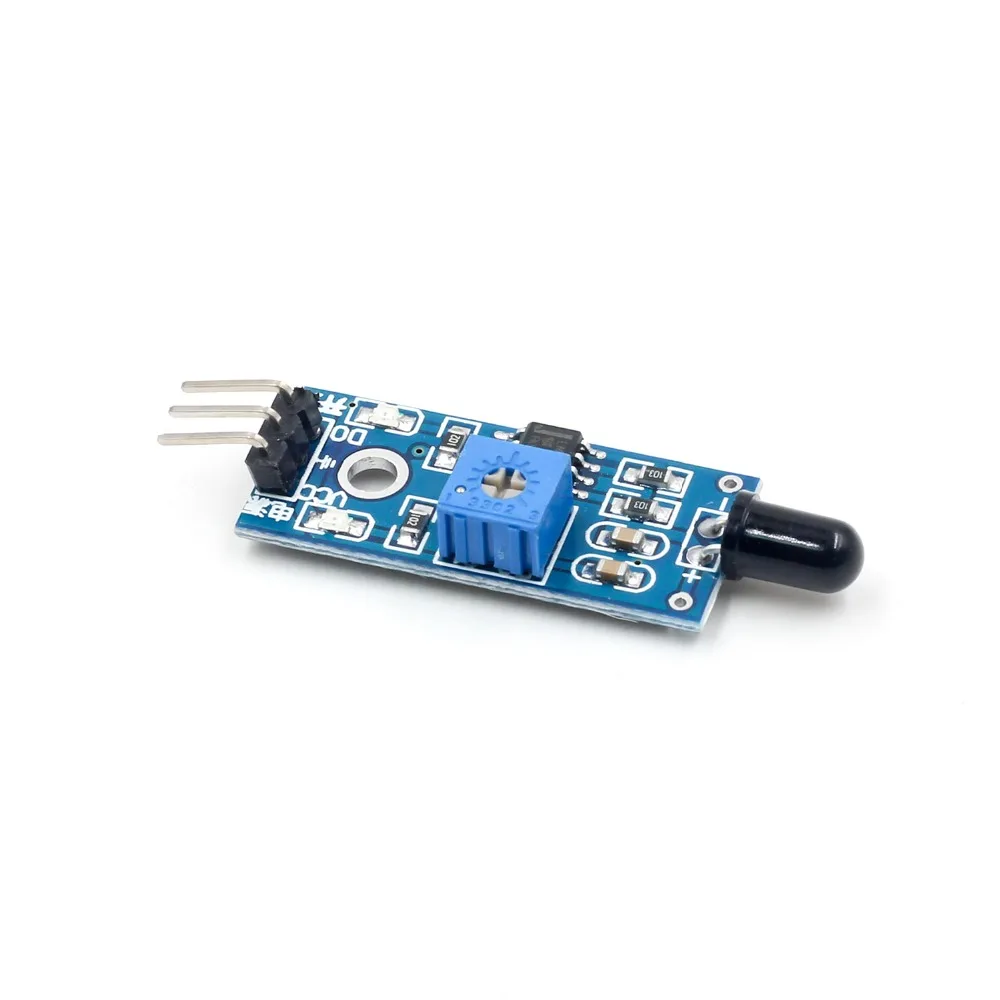 4 Pin IR Flame Detection Sensor Module Fire Detector Infrared Receiver | Электронные компоненты и принадлежности