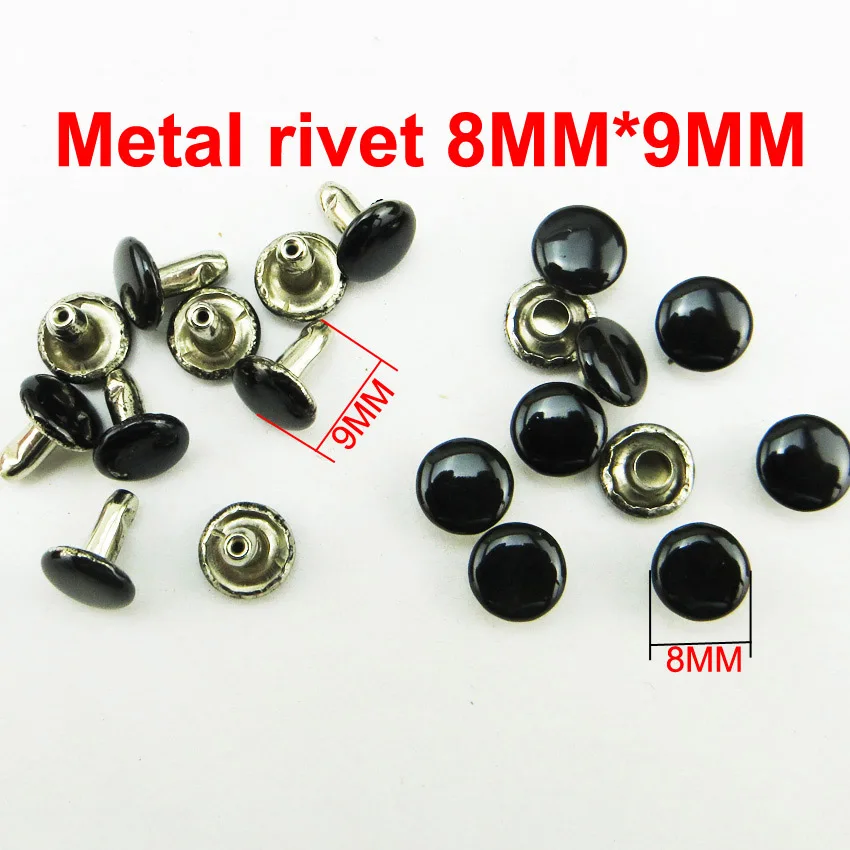 100 шт. бронзовые латунные кнопки заклепки Швейные аксессуары для одежды сумка с