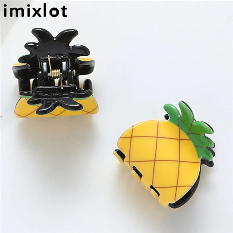 Imixlot 5 стилей симпатичная мини клубника ананас Бан Нан арбуз акриловые детские