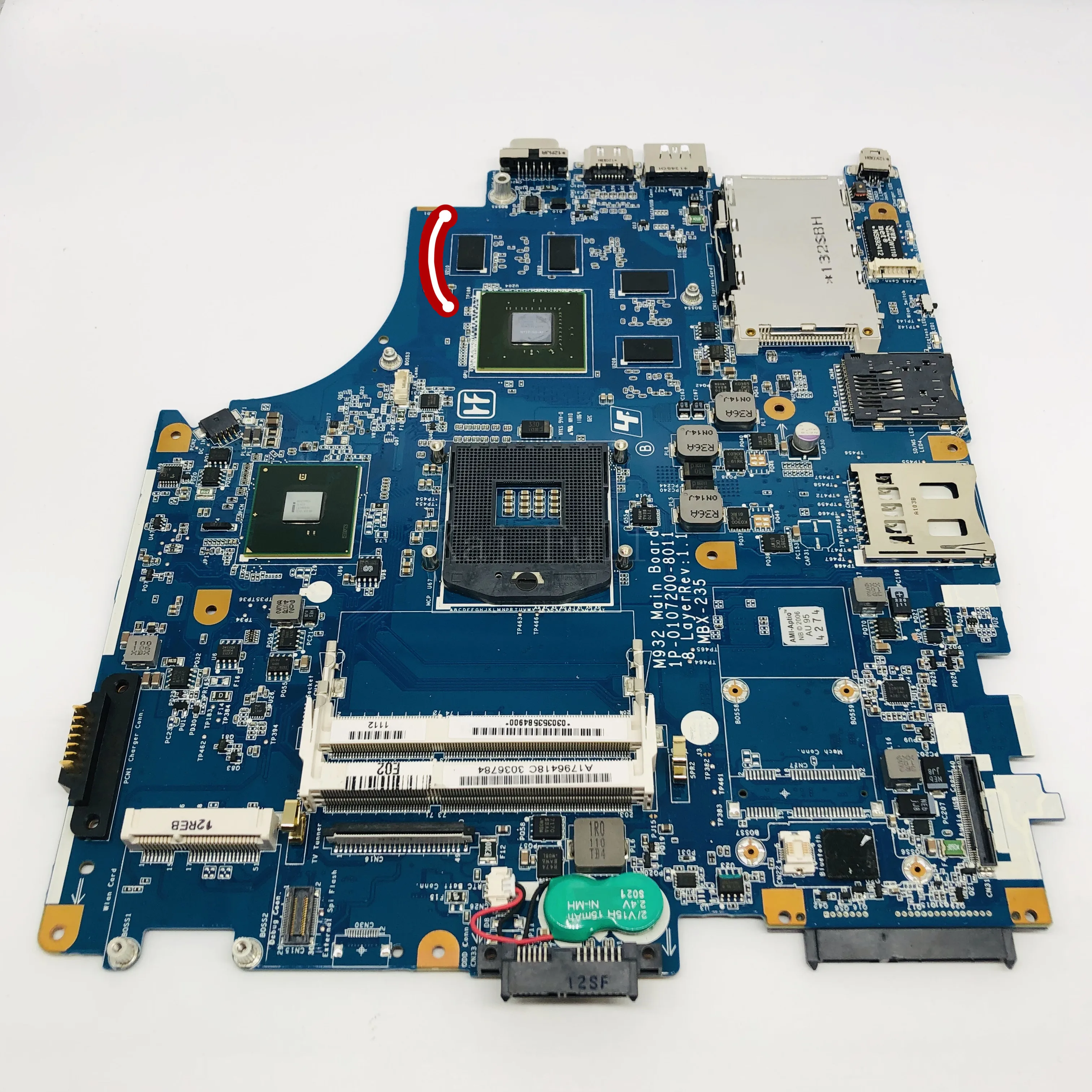 Для sony VPCF VPC-F MBX-235 mbx материнская плата для ноутбука 235 M932 материнская плата с GT425M прошедший тестирование