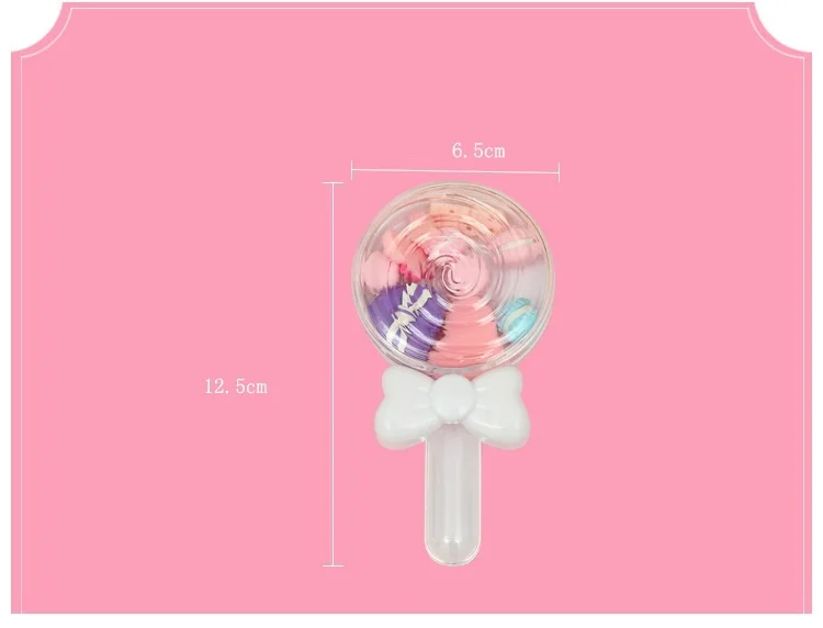 

Lovely lollipop shape plastic candy box baby shower favor box party gift box for girls W8781