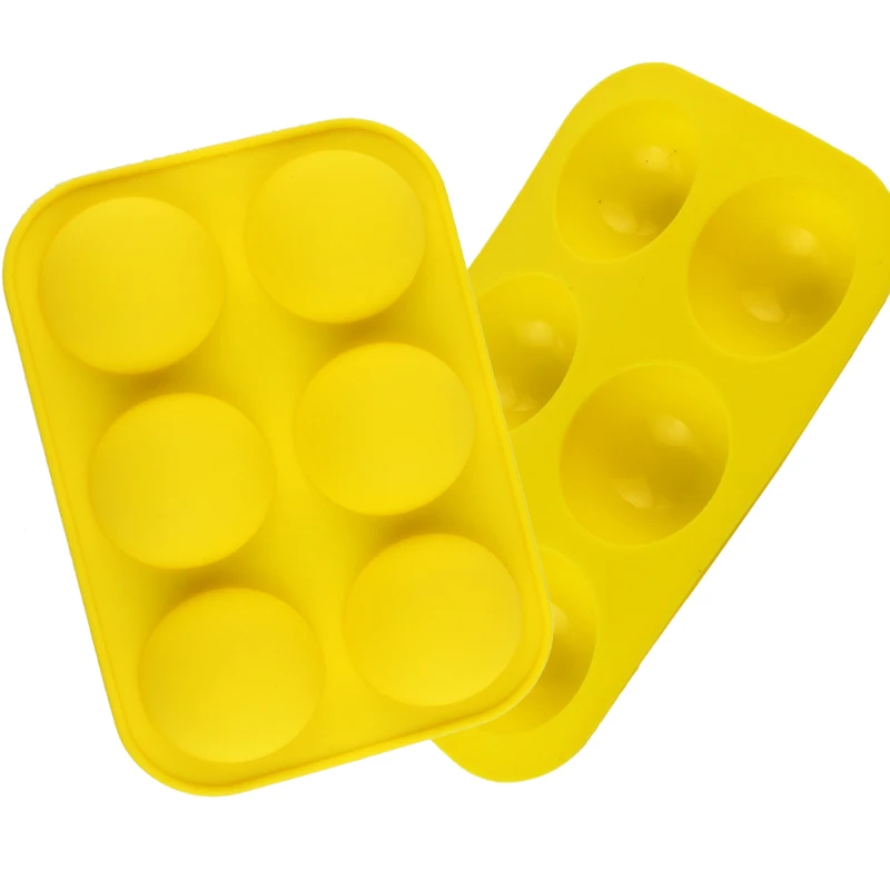 Силиконовая форма для торта в форме полусферы с 6 отверстиями мыла ручной работы