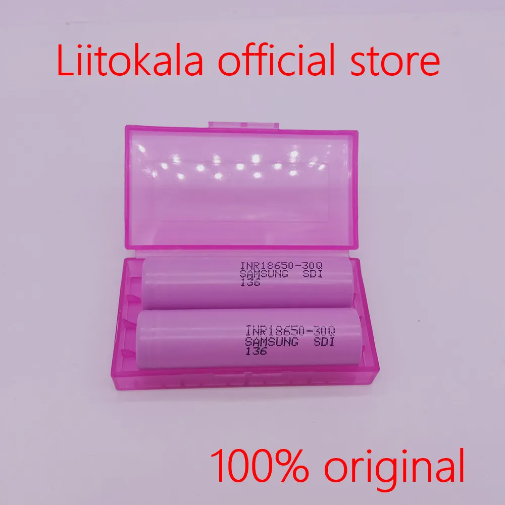 LiitoKala Новинка для INR 18650 Батарея 3,7 V 3000mAh INR18650 30Q литий-ионные аккумуляторы