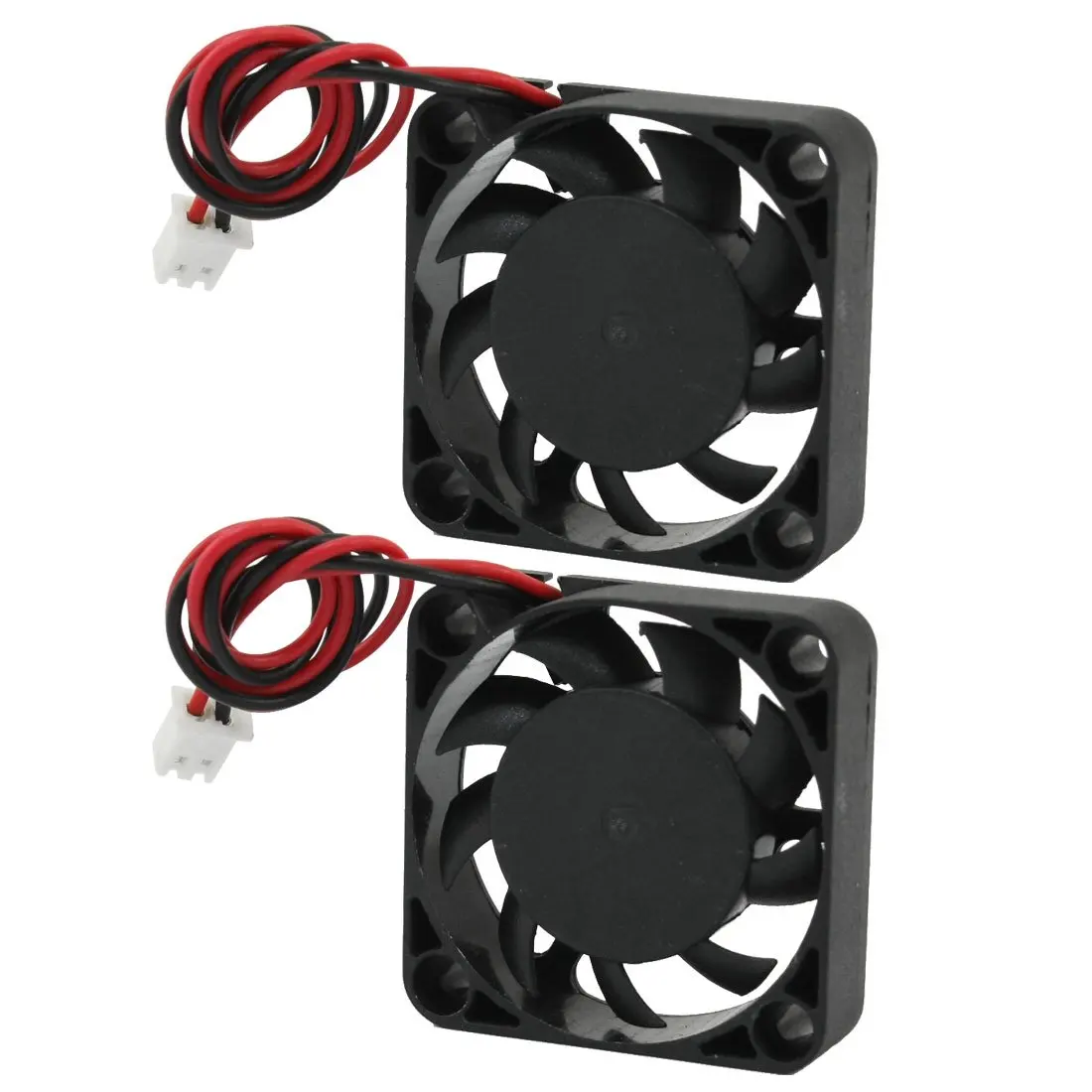 DC 12V 0.10A 2 провода Бесщеточный вентилятор охлаждения черный 40 mmx40mmx10mm шт|brushless cooling