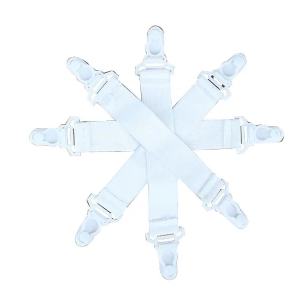 Зажим для листов застежки простыни кровати эластичные зажимы 4 шт. горячая