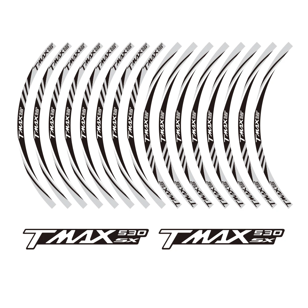 KODASKIN 2D наклейка с эмблемой обода колеса для Yamaha TMAX530SX TMAX 530 SX yzf tmax 530|Наклейки на
