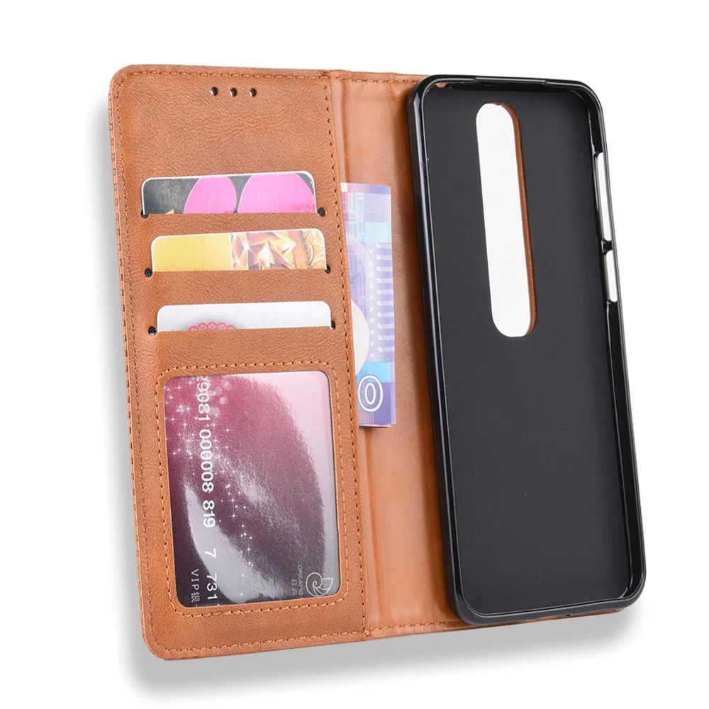 Магнитный винтажный кожаный чехол Премиум Coque для Vodafone Smart V10 V 10 VFD-730 5 9 дюймов флип
