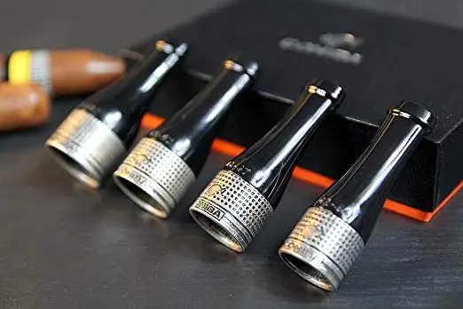 COHIBA Винтаж серебро Чистая медь смолы сигары трубы Держатель сопла 4 размера