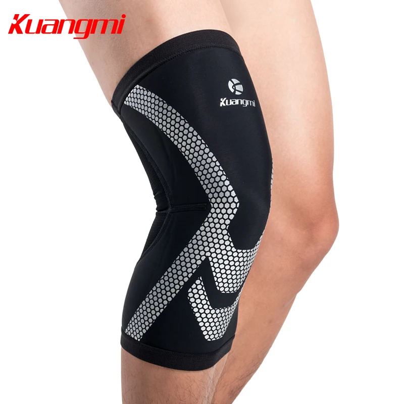 Kuangmi 1 шт. баскетбольные волейбольные спортивные наколенники теплые дышащие