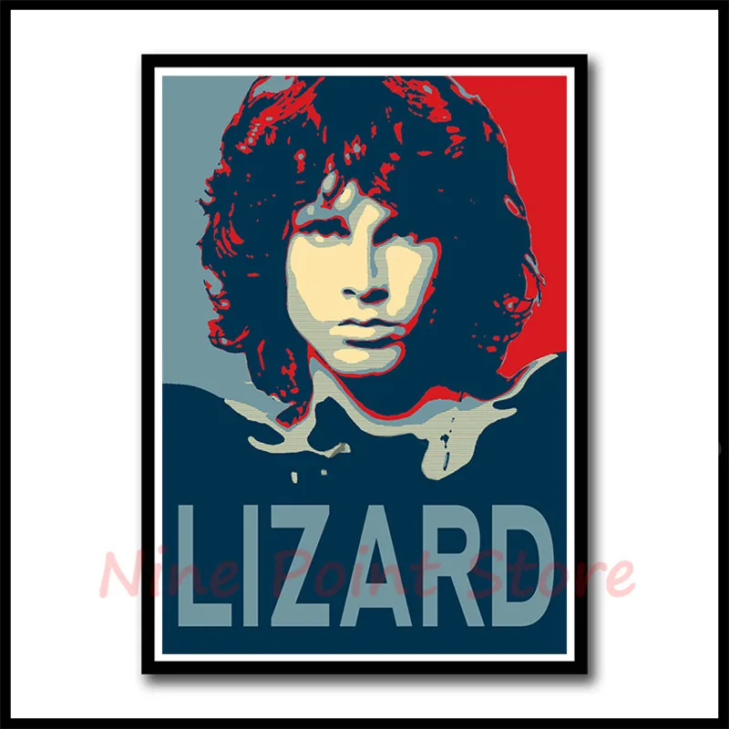 Двери, Jim Morrison, рок-группа, музыка, белая бумага с покрытием, плакаты, настенные Стикеры, домашний декор, Настенный декор, без рамки
