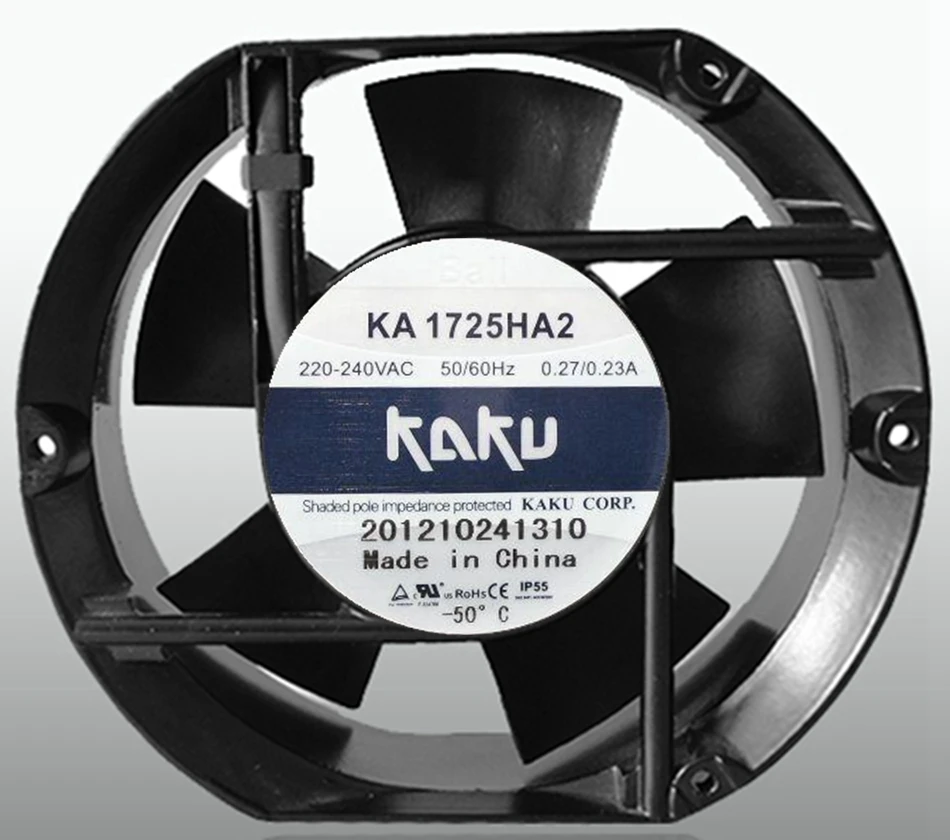 

Taiwan KAKU fan KA1725HA2B 1750 220V double ball bearing fan AC fan