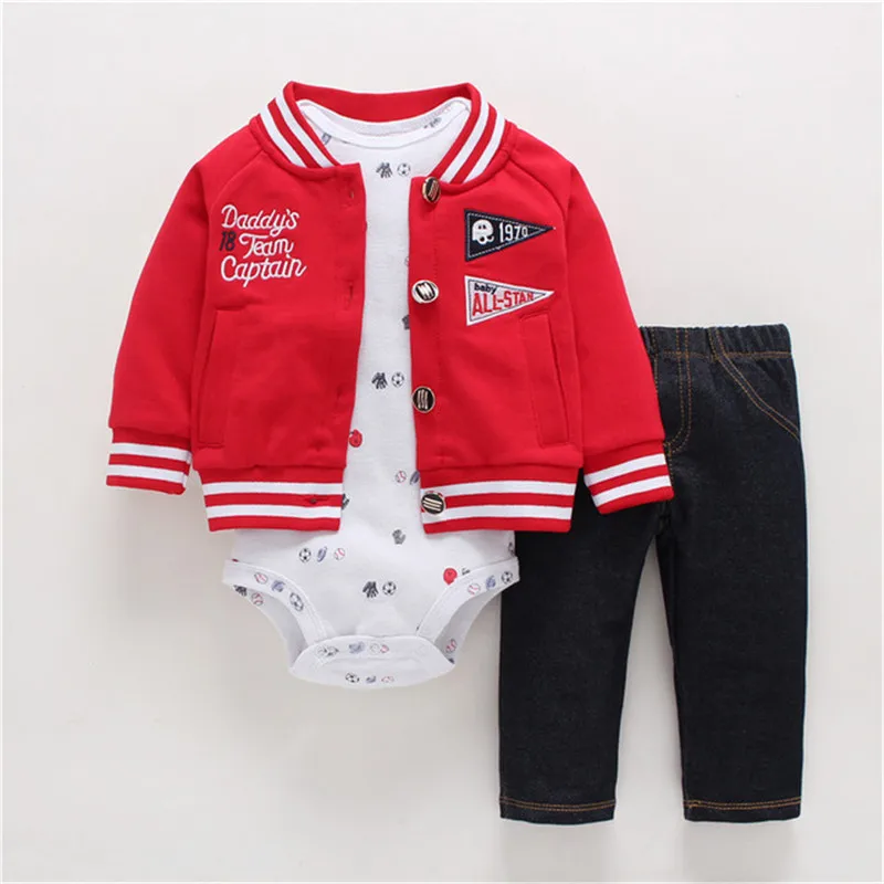 

2019 Limited Hot Sale Fashion Cotton Broadcloth Baby Clothes Girl Spring Autumn / Set 3 Unids Together With Newborn Suit Zipper