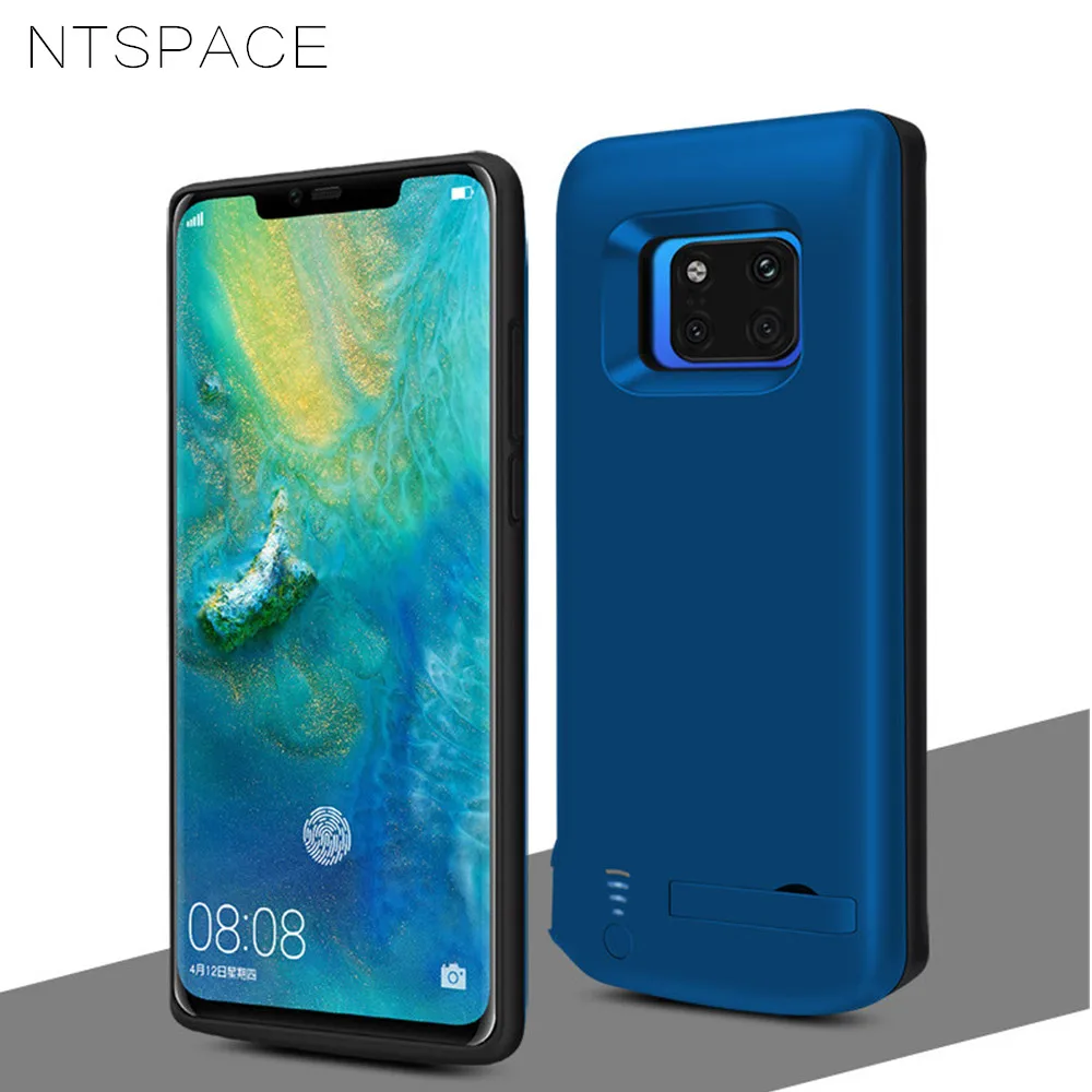 Чехлы для зарядки аккумуляторов 6000 мАч Huawei Mate 20 Pro силиконовый ударопрочный чехол