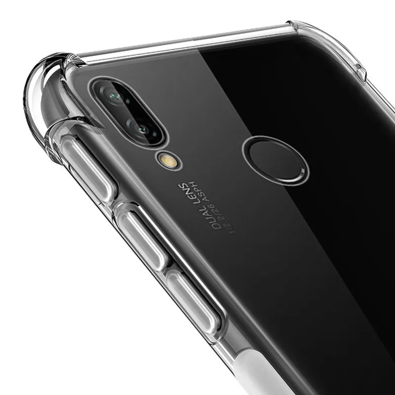 Clear TPU Phone Cover Case for Huawei On Mate 20 Lite 10 Pro 9 8 P30 P20 P10 Plus Soft Silicone Shockproof Anti-Knock |