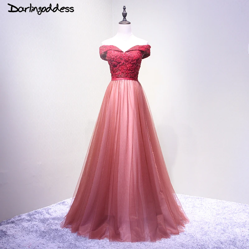 2017 вечернее платье с кружевной аппликацией платья длинным рукавом Robe De Soiree Longue