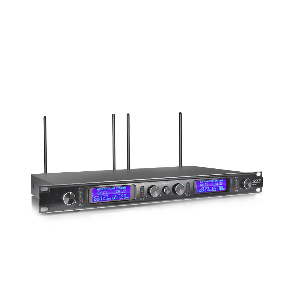 XTUGA Одежда высшего качества EW240 4 канала Беспроводной система микрофонов UHF караоке Системы беспроводные четыре ручной микрофон поясной дома Вечерние