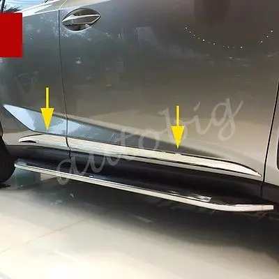Хромовая дверь тела литья для Lexus NX200t NX300h 2015 2016 полосы аксессуары|Хромирование| |