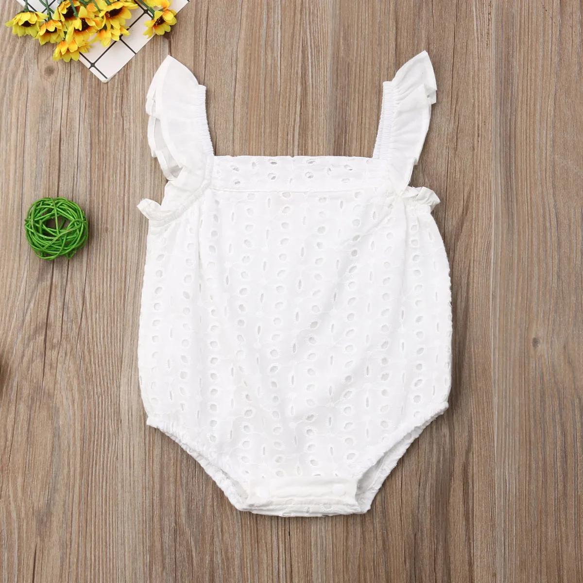 Комбинезон для маленьких девочек х/б с дырками|Боди малышек| |