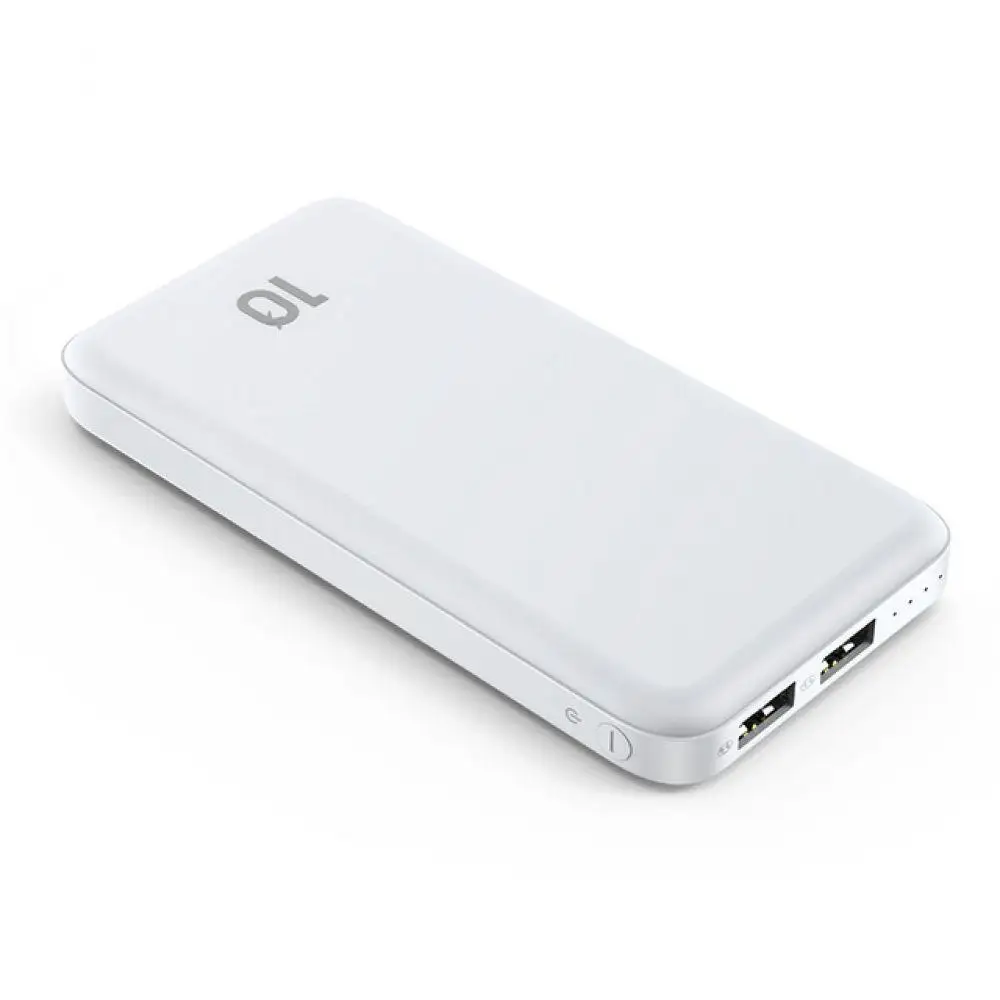 Мощность Bank 10000 mAh банк 2.1A внешний Батарея Портативный мобильного телефона Dual USB