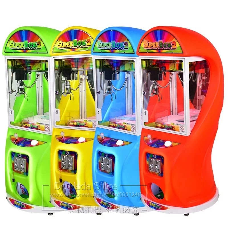 Игровой автомат Super Box с монетами игровой кранами для кукол и игрушек распродажа |
