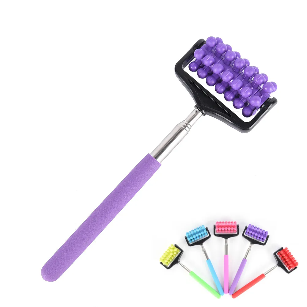 

1PCS Massage Case 21-58cm Back Scratcher Telescopic Adjustable Handy Stainless Steel Pen Clip Pocket Scratching Kit Dragon Claw